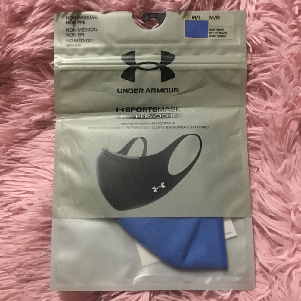 Under Armour Black and Blue Sports Mask